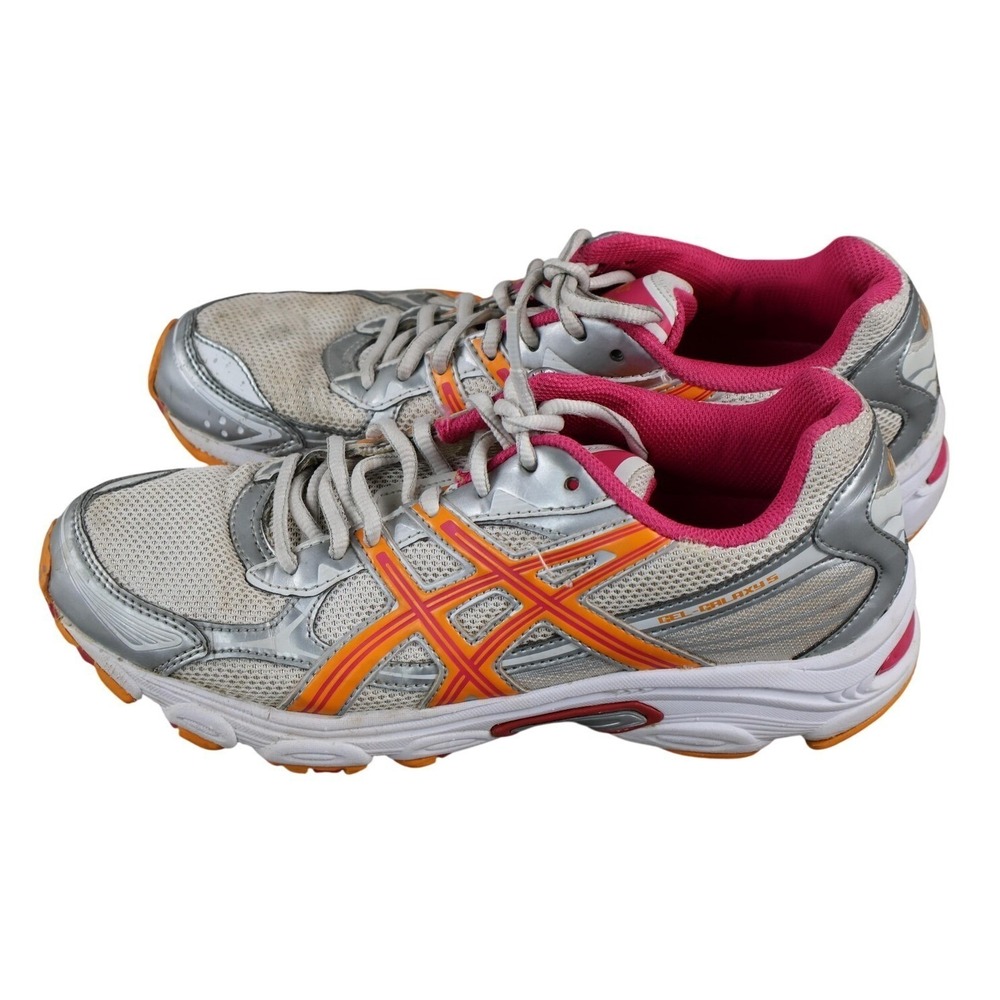 ASICS Shoes Womens Size 8.5 White GEL-Galaxy‎ Running Sneakers Cushioned T281Q